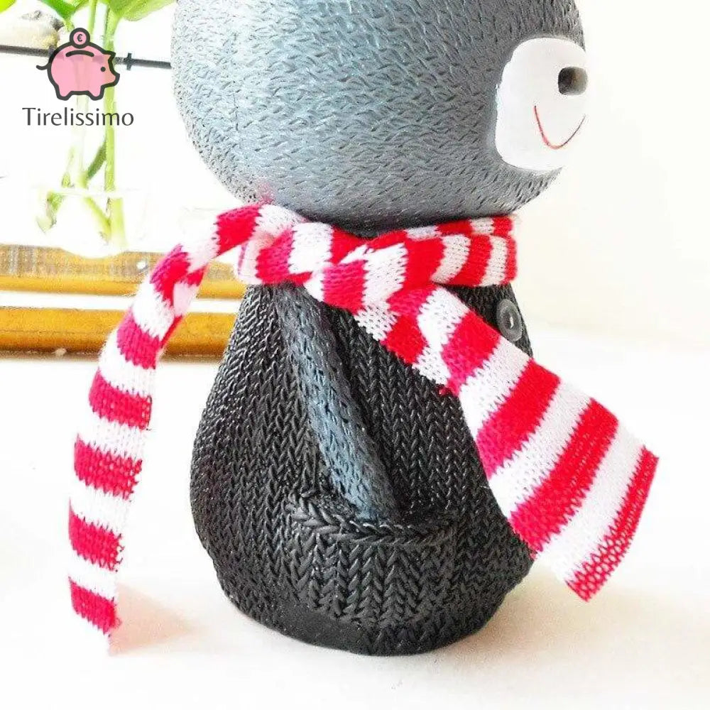 Tirelire Ours Métal