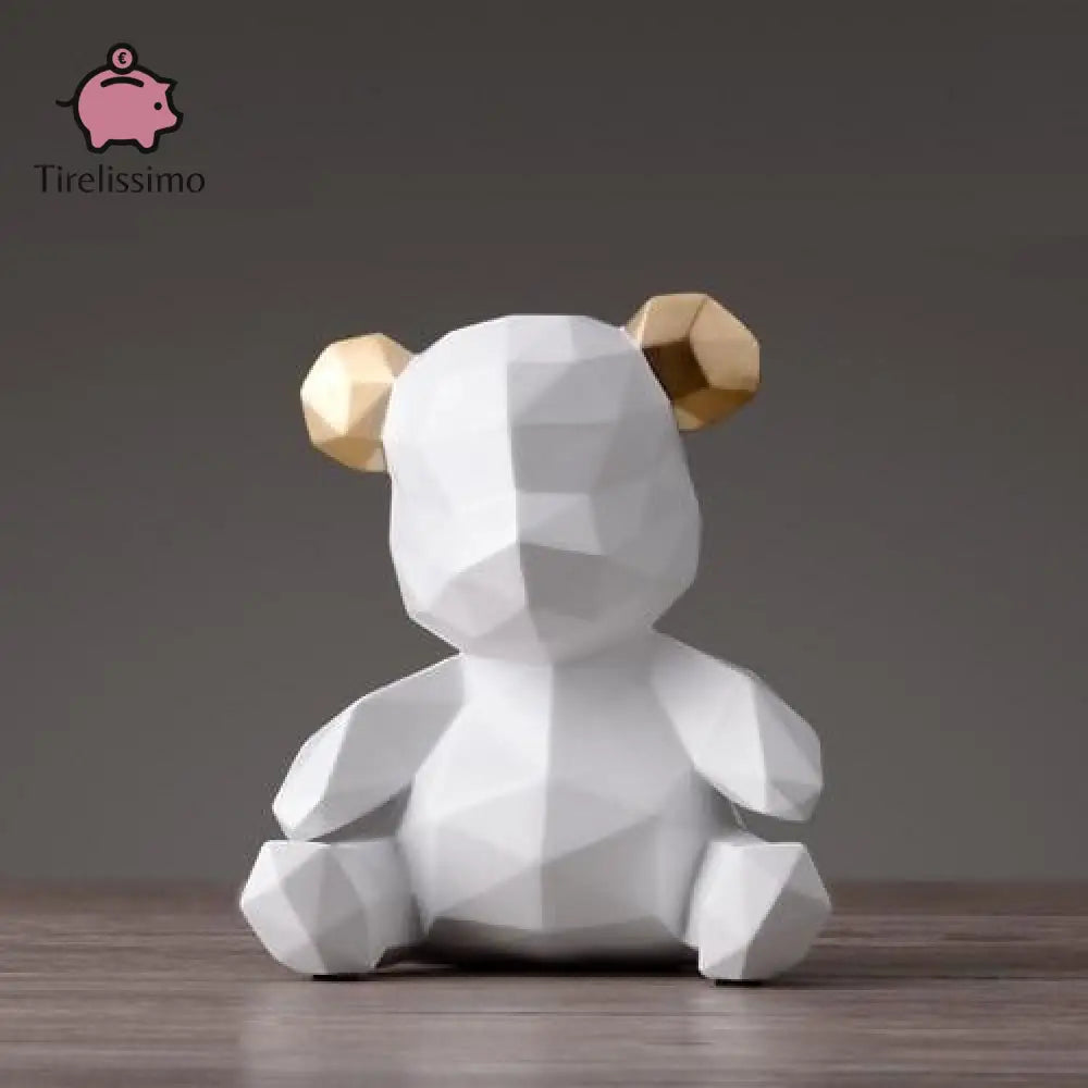 tirelire ourson blanc