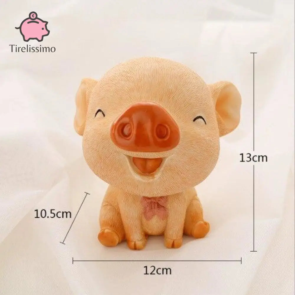 Tirelire Petit Cochon Yeux Fermés