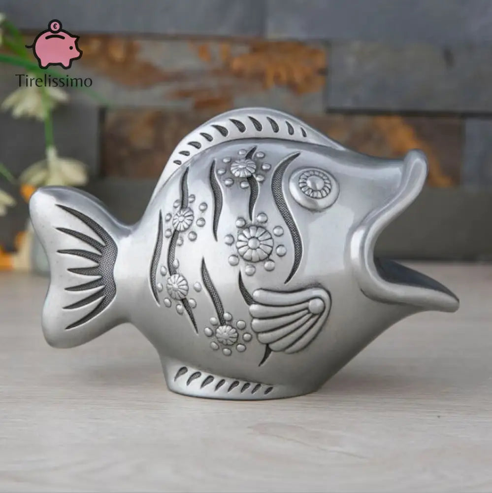 Tirelire Poisson En Métal