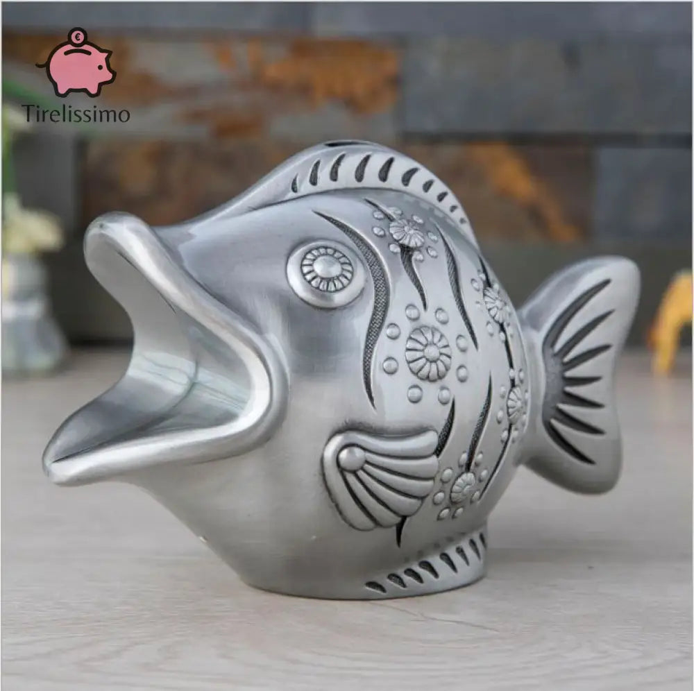 Tirelire Poisson En Métal