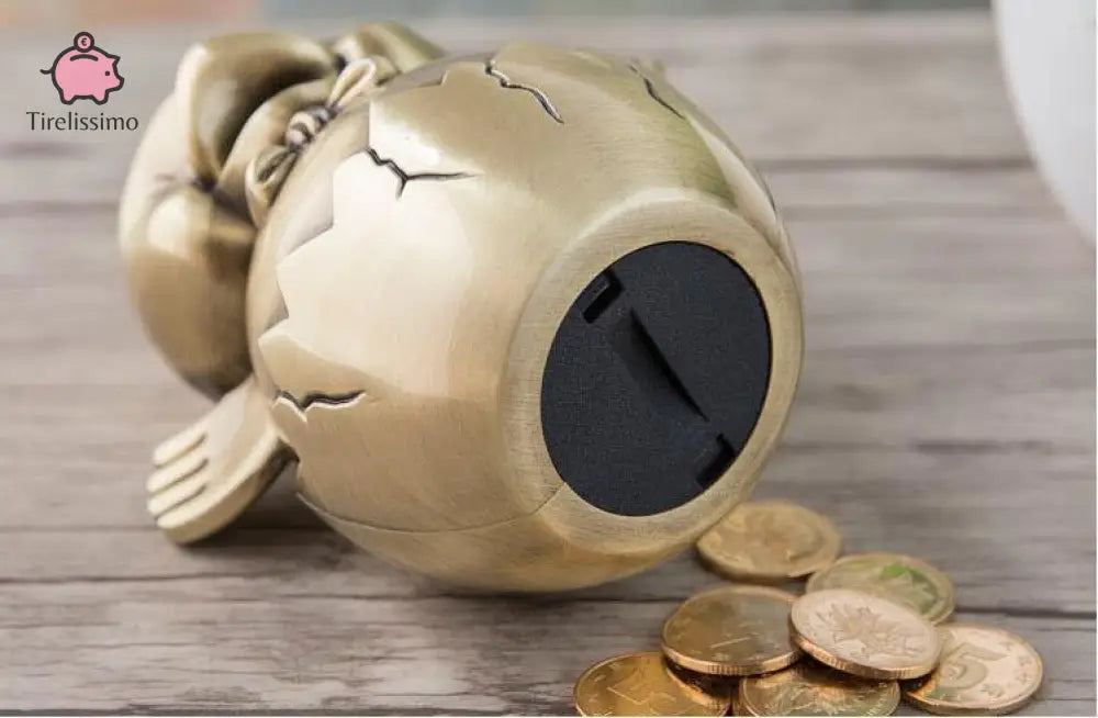 Tirelire Poussin En Métal