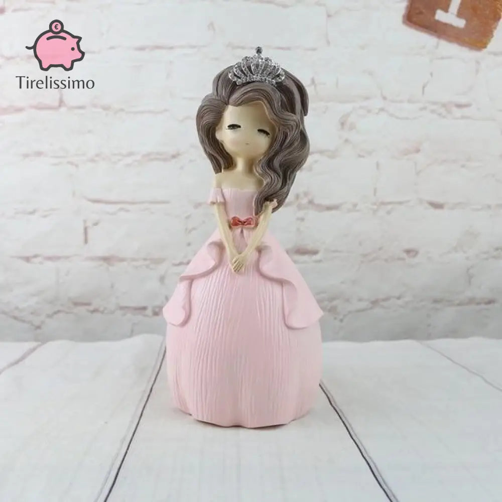 Tirelire Princesse Rose / Moyenne
