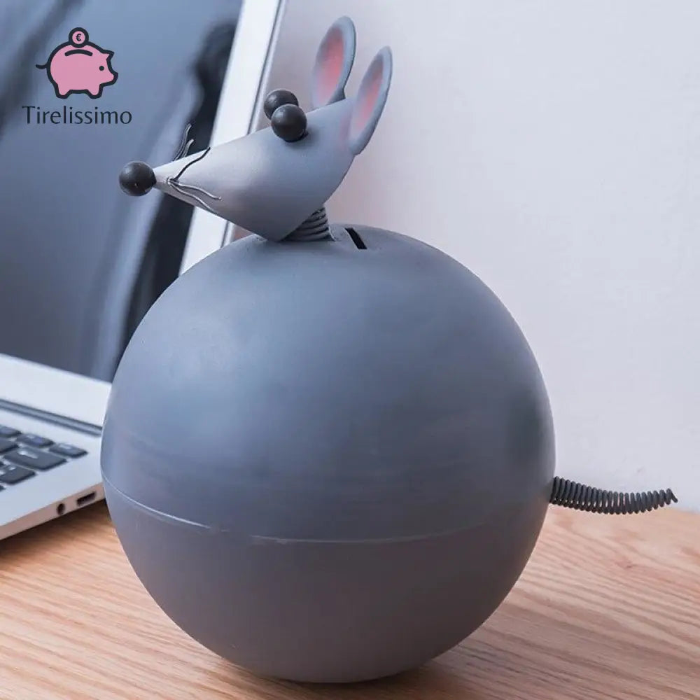 Tirelire Souris Design Argent