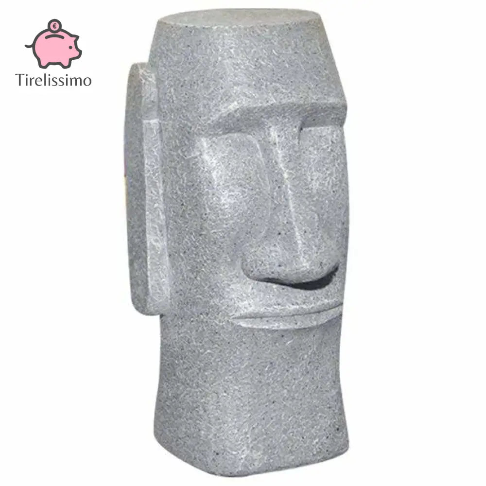 Tirelire Statue Gris