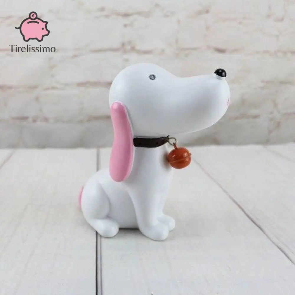Tirelire Teckel Oreilles Rose