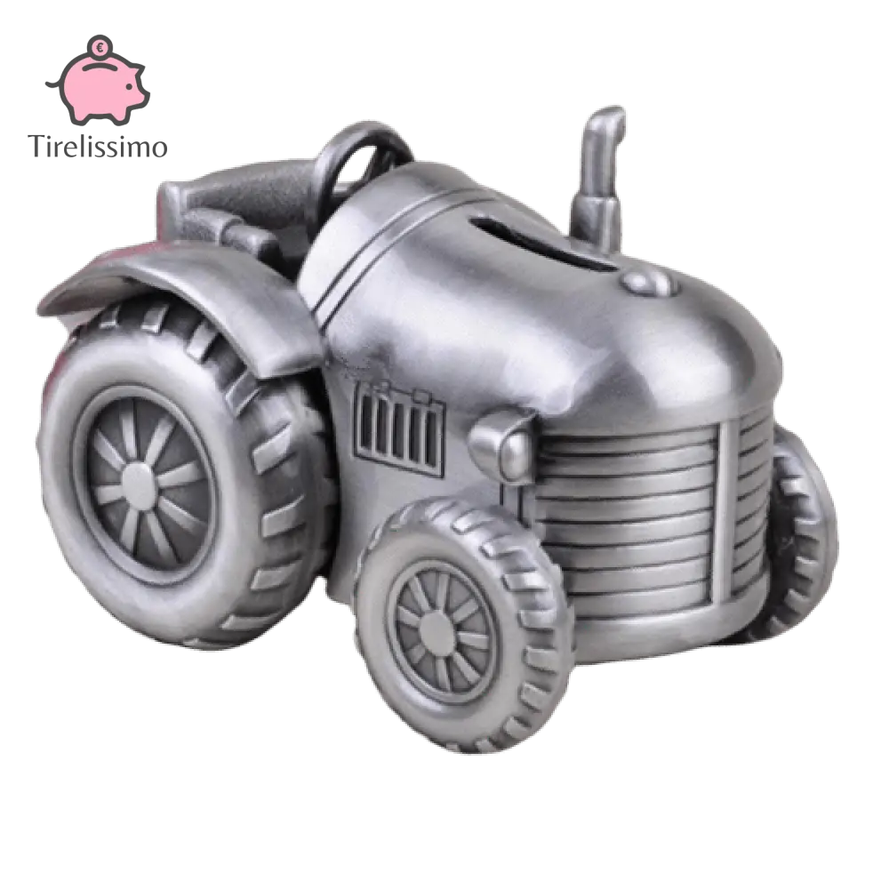 Tirelire<br/> Tracteur Argent - Tirelissimo