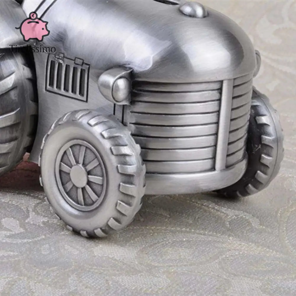 Tirelire Tracteur Argent