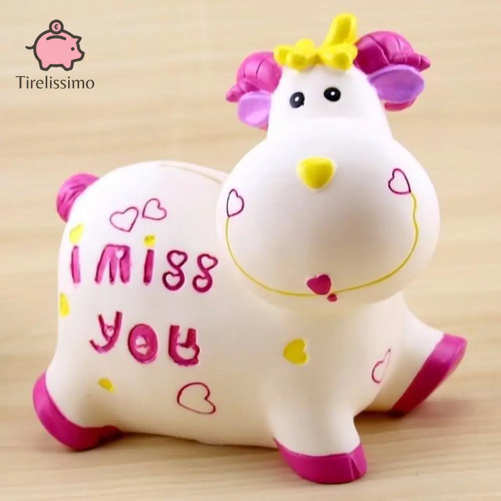 Tirelire Vache Qui Rit Blanche Et Rouge