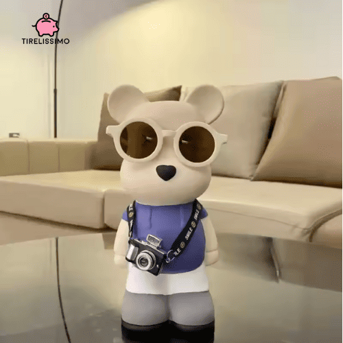 Tirelire Ours Lunettes