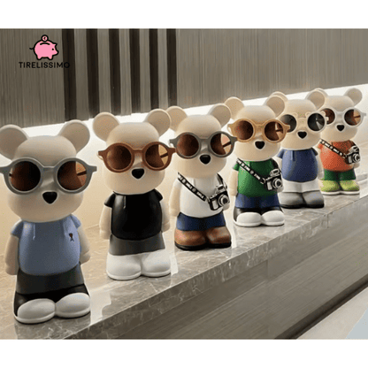Tirelire Ours Lunettes