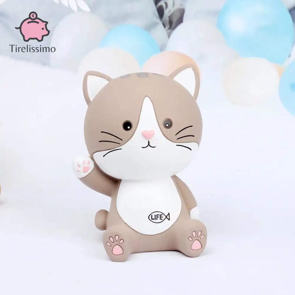 Tirelire Chat Voleur De Pièces - Design Mignon, Plastique Haute Qualité, Interactif, Pour Enfants Et Collection