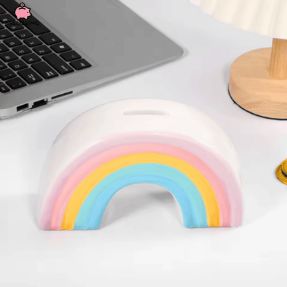 Tirelire Arc-en-Ciel en Céramique