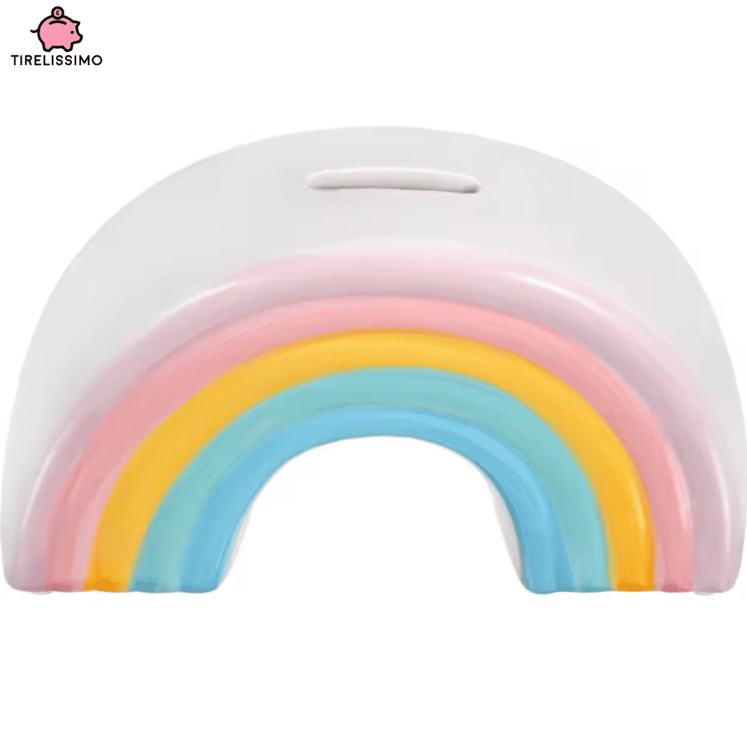 Tirelire Arc-en-Ciel en Céramique