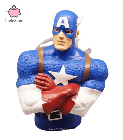 Tirelire Buste Captain America - Tirelissimo