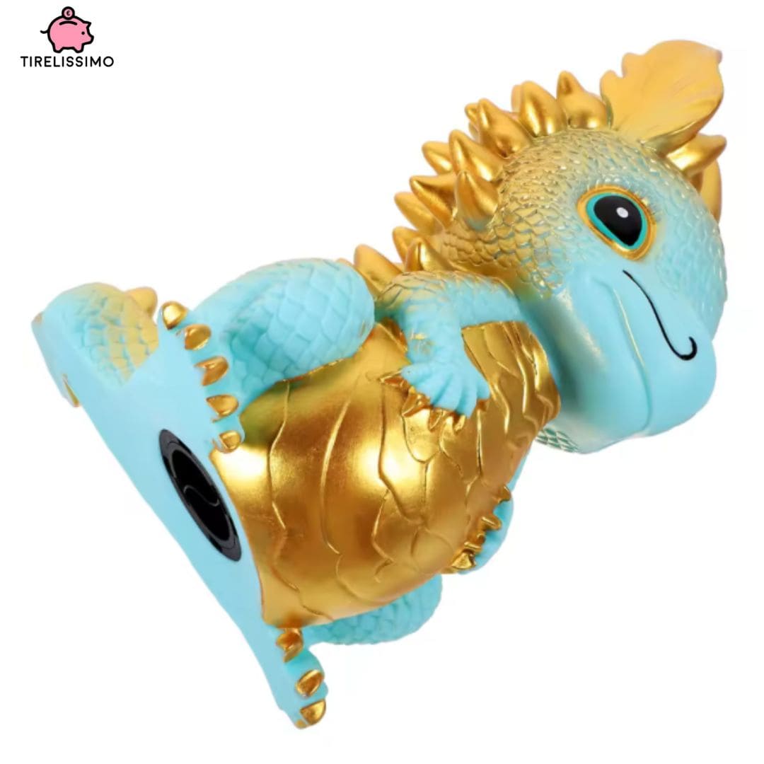 Tirelire Dragon Doré