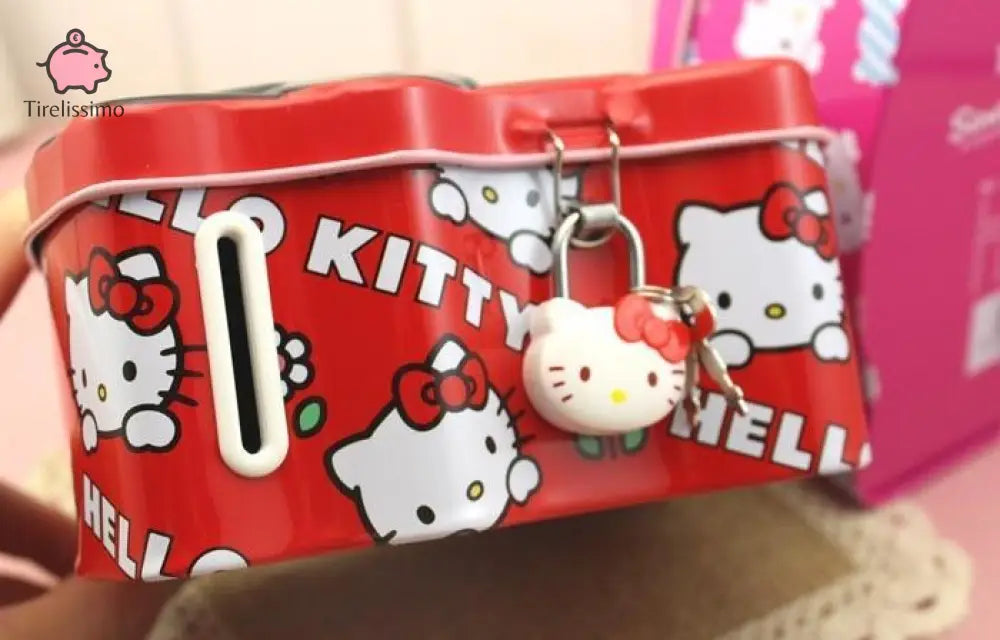 Tirelire Hello Kitty Métal