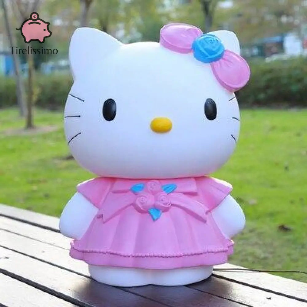 Tirelire Hello Kitty Robe Avec Un Noeud
