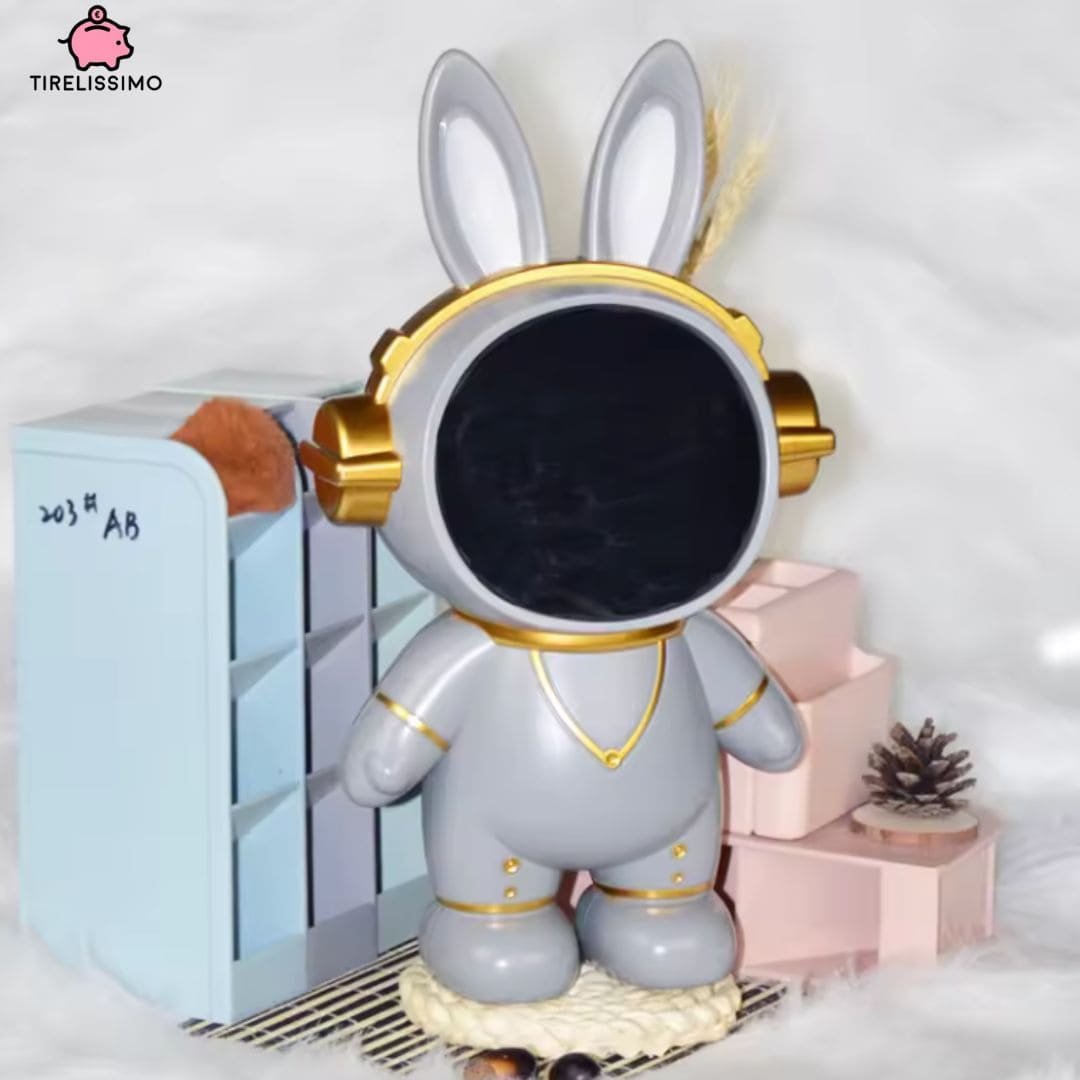 Tirelire Lapin Astronaute