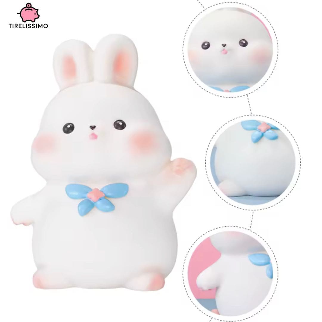 Tirelire Lapin Rose