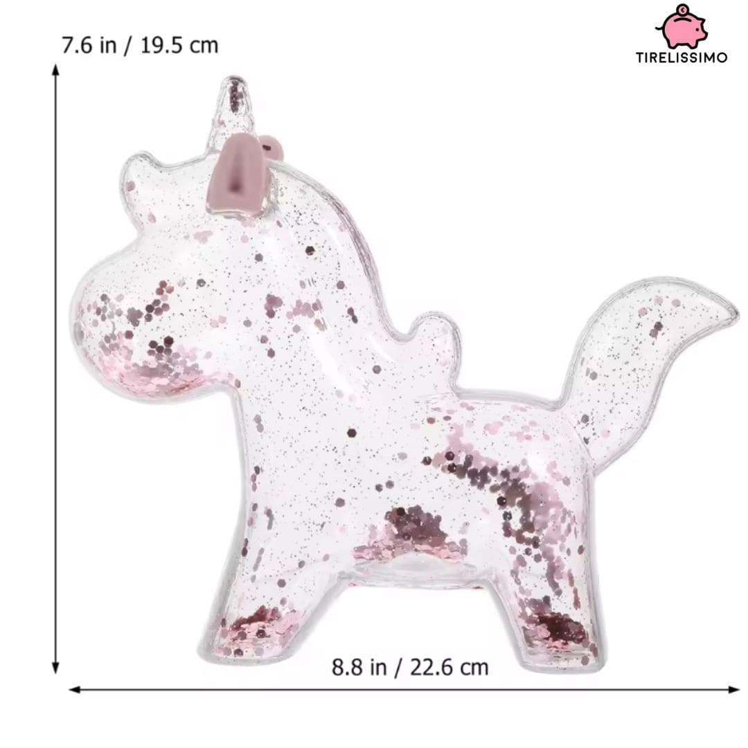 Tirelire Licorne à Paillettes