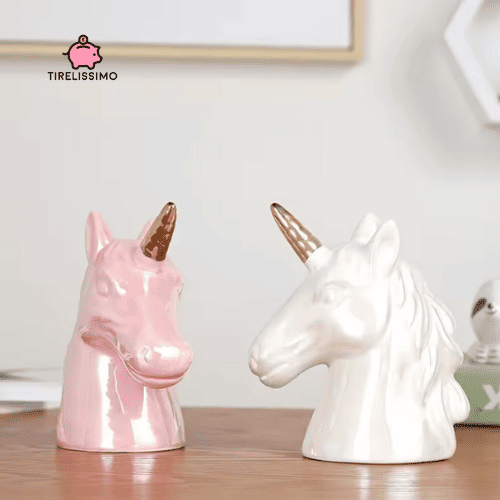 Tirelire Licorne Vintage