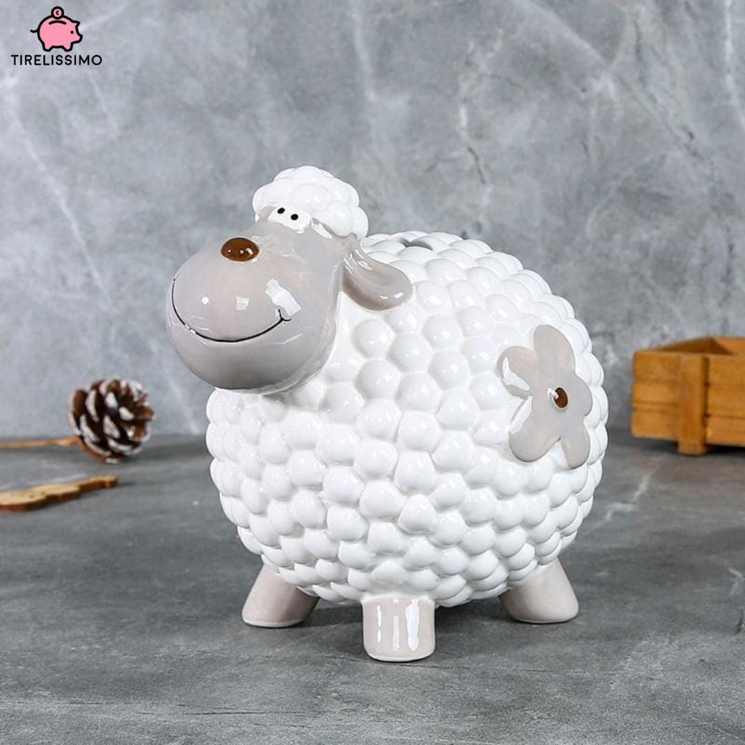Tirelire Mouton Frisotin
