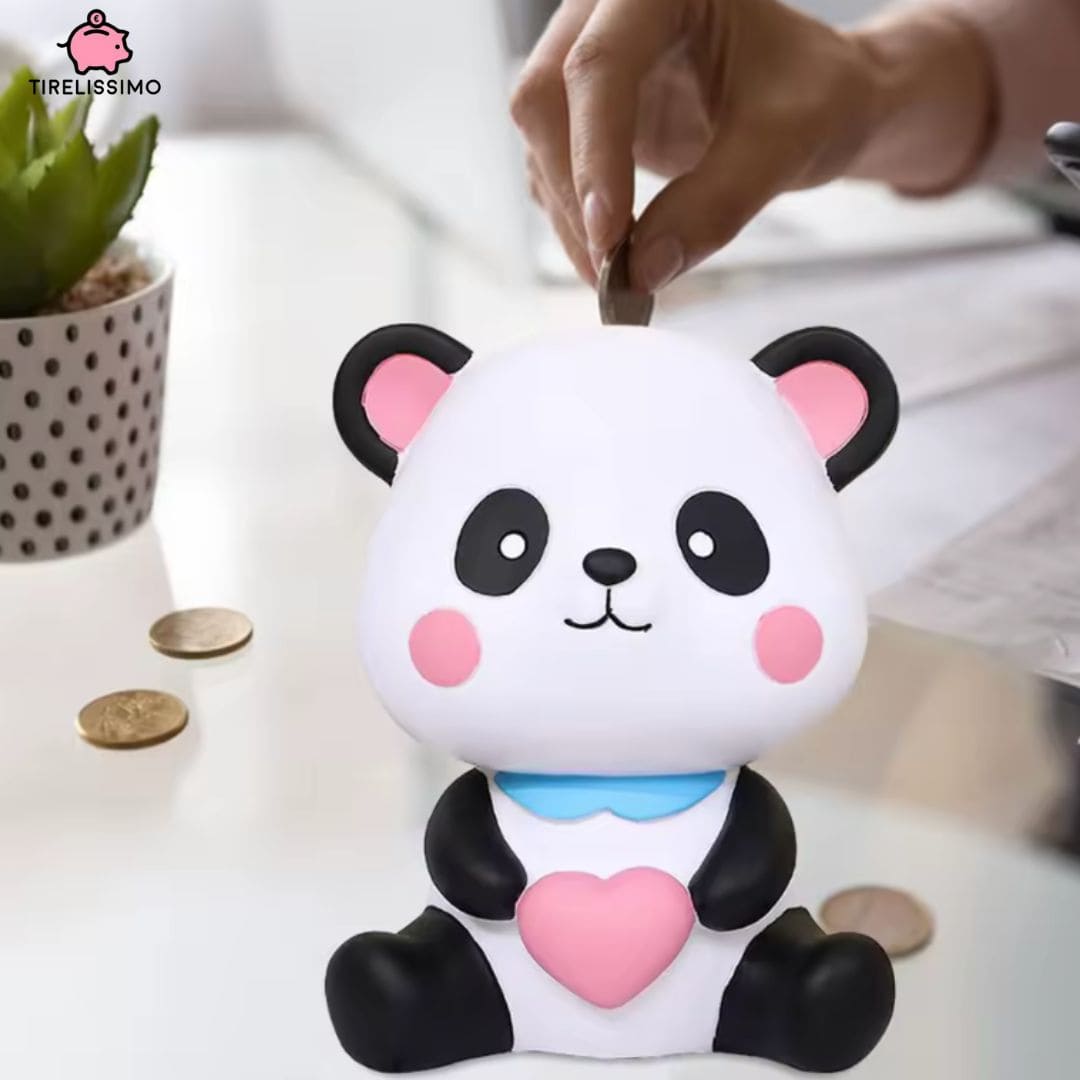 Tirelire Panda Plastique